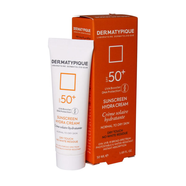 ضد آفتاب پوست خشک SPF50 درماتیپیک بی رنگ
