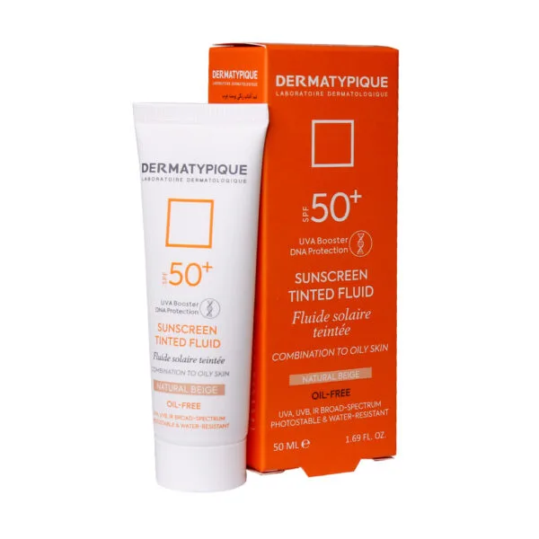 ضد آفتاب فاقد چربی SPF۵۰+ درماتیپیک بژ طبیعی