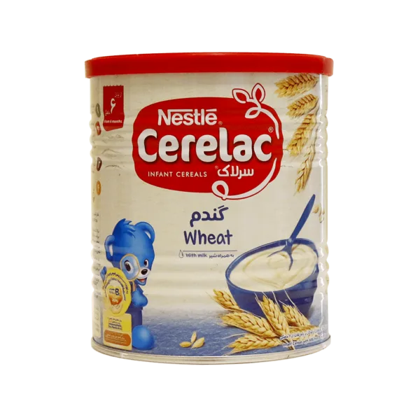 سرلاک گندم به همراه شیر نستله