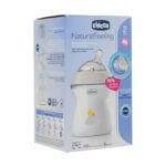 شیشه شیر نچرال فیلینگ 2+ چیکو مناسب نوزادان بالای 2 ماه 250 میلی لیتر