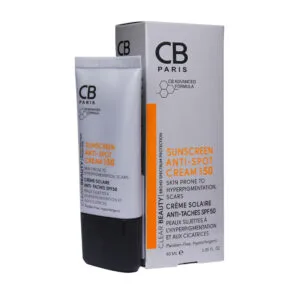 کرم ضد آفتاب پوست دارای لک SPF50 سی بی پاریس