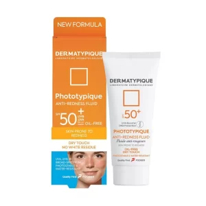 ضد آفتاب پوست قرمز و حساس درماتیپیک SPF۵۰ بی رنگ