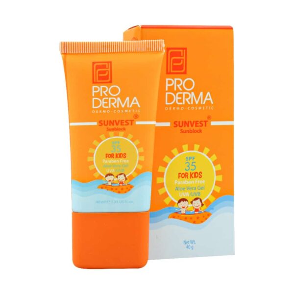 کرم ضد آفتاب کودکان SPF35 پرودرما 40 میلی لیتر - Image 2